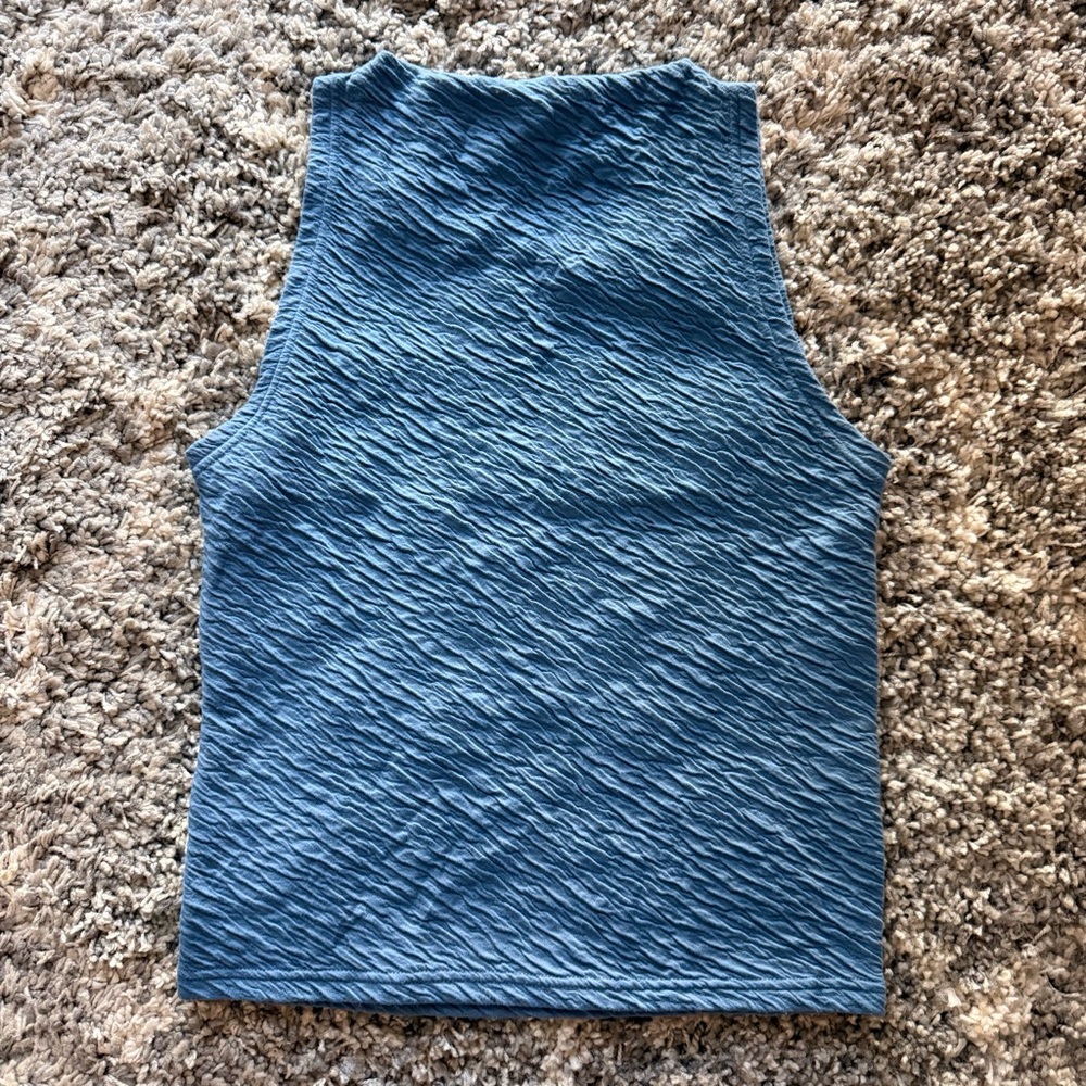 NWT ENTRO Blue Textured Tank